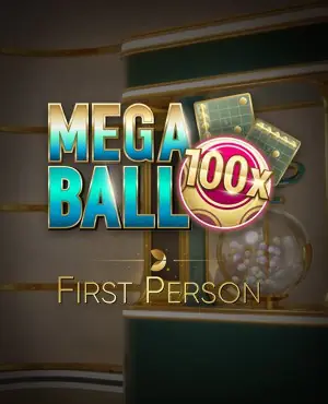 First Person Mega Ball by Evolution at NeptunePlay Casino